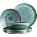 Carellia - Servizio da Tavola - 8 Pezzi, Blu - 1 set