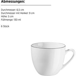 Mäser Felise Espressotassen Set, 12-teilig - 1 Set