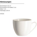 Felise 18-teiliges Kaffeegeschirr, weiß mit Goldrand - 1 Set