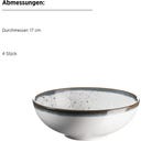 Pintar 16-teiliges Kombiservice, weiß/blau - 1 Set