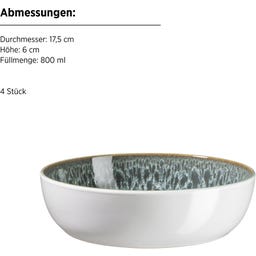 Mäser Malea Kombiservice, 16-teilig grün - 1 Set