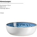 Mäser Malea Kombiservice, 16-teilig blau - 1 Set