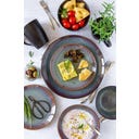 Teona - Servizio Combinato - 20 Pezzi, Verde - 1 set