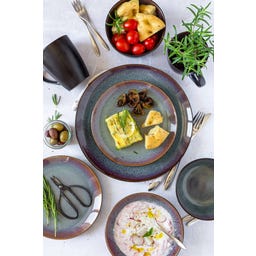 Teona - Servizio Combinato - 20 Pezzi, Verde - 1 set