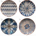 Mäser Iberico Blue 4er-Set Platzteller - 1 Set