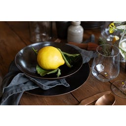 Metallic Bronze - Servizio da Tavola - 12 Pezzi - 1 set