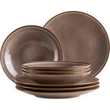 M&auml;ser Smoky's Tafelservice, 8-teilig braun