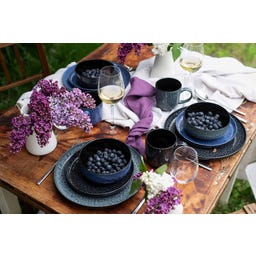 Mäser Filippa 16-teiliges Tafelservice, grau - 1 Set