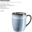 Mäser Smoky's Frühstückset, 12-teilig blau - 1 Set