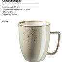 Pintar 16-teiliges Kombiservice, olivgrau - 1 Set