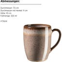 Mäser Smoky's Frühstückset, 12-teilig braun - 1 Set