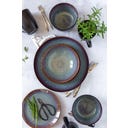 Teona - Servizio Combinato - 20 Pezzi, Verde - 1 set