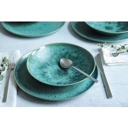 Carellia - Servizio Colazione - 12 Pezzi, Blu - 1 set