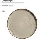 Pintar 16-teiliges Kombiservice, olivgrau - 1 Set