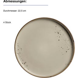 Pintar 16-teiliges Kombiservice, olivgrau - 1 Set