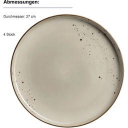 Pintar 16-teiliges Kombiservice, olivgrau - 1 Set