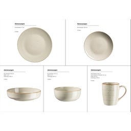 Valmera 20-teiliges Speisegeschirr, hellgrün - 1 Set