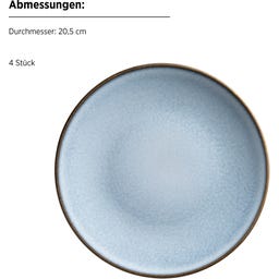 Mäser Smoky's Frühstückset, 12-teilig blau - 1 Set