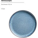 Mäser Malea Kombiservice, 16-teilig blau - 1 Set