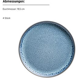 Mäser Malea Kombiservice, 16-teilig blau - 1 Set