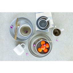 Lunaria 16-teiliges Kombigeschirrservice, grau - Grau