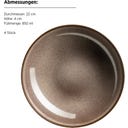 Mäser Smoky's Tafelservice, 8-teilig braun - 1 Set