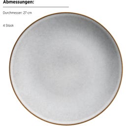 Mäser Smoky's Tafelservice, 8-teilig weiß - 1 Set