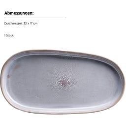 Mäser Elea 3-teiliges Plattenset, flieder - 1 Set