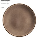 Mäser Smoky's Tafelservice, 8-teilig braun - 1 Set