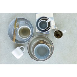 Lunaria 16-teiliges Kombigeschirrservice, grau - Grau