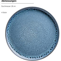 Mäser Malea Kombiservice, 16-teilig blau - 1 Set