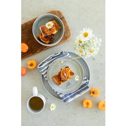 Lunaria 16-teiliges Kombigeschirrservice, grau - Grau