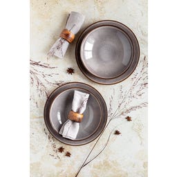 Mäser Smoky's Tafelservice, 8-teilig braun - 1 Set