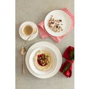 Felise 18-teiliges Kaffeegeschirr, weiß mit Goldrand - 1 Set