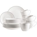 Mäser Felise 18-teiliges Kaffeegeschirr, weiß - 1 Set