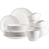 M&auml;ser Felise 18-teiliges Kaffeegeschirr, wei&szlig;