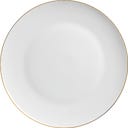 Felise - Servizio da Tavola, Bianco con Bordo Oro - 1 set