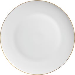 Felise - Servizio da Tavola, Bianco con Bordo Oro - 1 set
