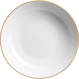 Felise - Servizio da Tavola, Bianco con Bordo Oro - 1 set