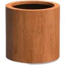 Pflanzgefäß Circum aus Cortenstahl - Standard - ø 50 x 50 cm