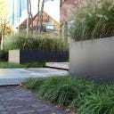 Pflanzgefäß Carrez aus Aluminium - Quadratisch