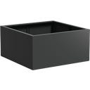 Pflanzgefäß Carrez aus Aluminium - Quadratisch - 120 x 120 x 60 cm
