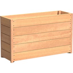 Carrez Hardhouten Plantenbak - Rechthoekig - 120 x 40 x 72 cm