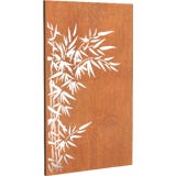 ADEZZ Sichtschutz Panel "Bambus" - Cortenstahl