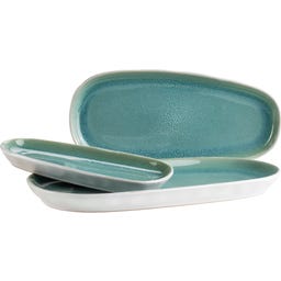 Elea - Set di Piatti da Portata - 3 Pezzi, Verde Chiaro - 1 set