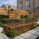 Teichgefäß aus Cortenstahl 120 x 80 x 40 cm - 1 Stk