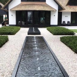 ADEZZ Wassertisch Rechteckig aus Aluminium