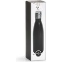 sagaform Steel Bottle with Speaker - Black