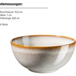 Mäser Smoky's Frühstückset, 12-teilig weiß