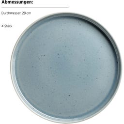 Mäser Candy Tafelservice, blau - 1 Set